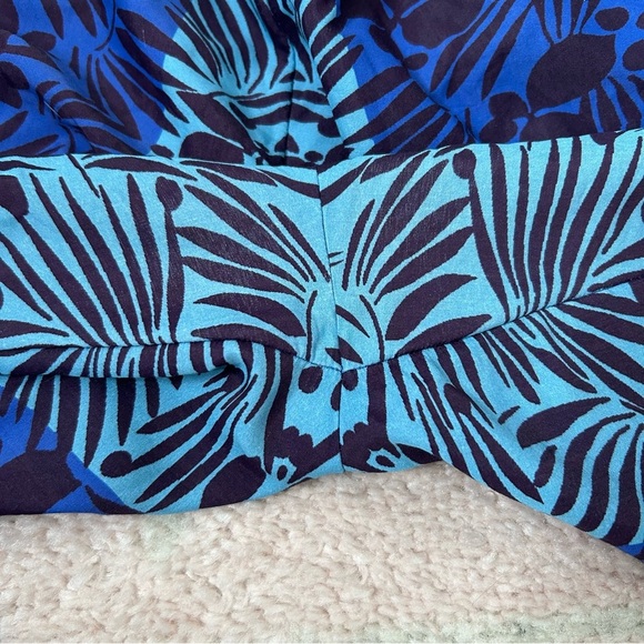 Soft Surroundings Wide Leg Tropical Flowy Pants Size XL Scarf Print Palazzo Pant - Picture 9 of 10